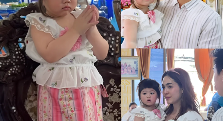 ลูกใครไม่ต้องสืบเลย ‘น้องเกล’ กับ ‘ปะป๊าน็อต’ พิมพ์เดียวกันเป๊ะอย่างกับแฝด