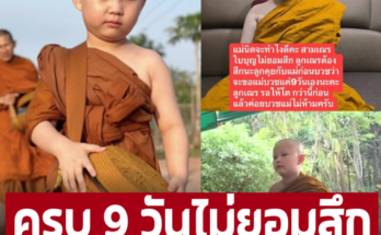 ‘สามเณรใบบุญ’ 6 ขวบ ฟังเหตุผลแล้วอึ้ง จากไปก็เหลือแต่บุญกรรม